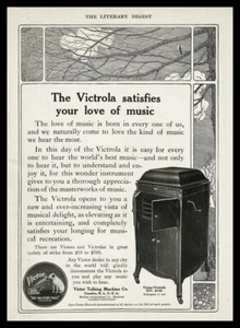 1913 Victor Victrola Phonograph Original Magazine Ad - Picture 1 of 3