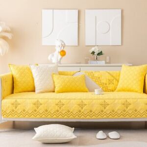 2023 Bohemian cotton sofa cover for living room, non-slip, all-season use
