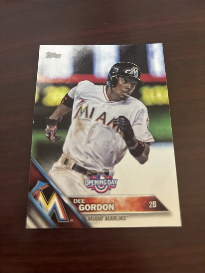 2016 Topps - #147 Dee Gordon Miami Marlins - Image 1 of 1