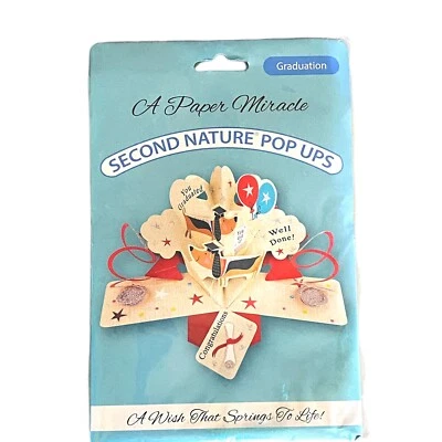 Graduation Pop Up Greeting Card Second Nature Pop Ups 3D Congrats - Image 1 of 4