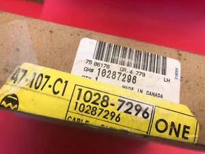 Cable trasero de freno de estacionamiento OEM GM 10287296 - Imagen 1 de 3