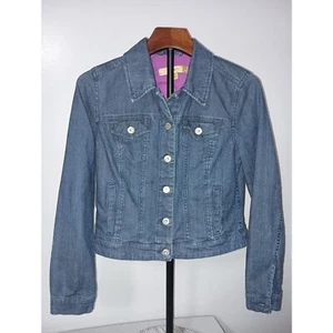 MOTTO, Dark Denim / Jean Button Up Jacket, Woman Size XL - Picture 1 of 5