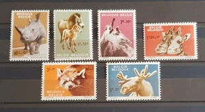 BELGIE -BELGIUM 1961 ANIMALS FROM ANTWERP ZOO SET MNH - Picture 1 of 1