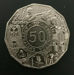 Circulated Australian 50c Fifty cent coin💰2003💰AUSTRALIAN VOLUNTEERS 💰Scarce - Picture 1 of 2