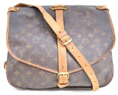 Auténtico Bolso Bandolera Louis Vuitton Saumur 35 Monograma Lona M42254 LV 48532 Foto 1 de 4