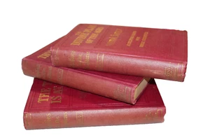 1911 3 volumes DIVINE PLAN OF THE AGES Watchtower Studies in the Scriptures - Picture 1 of 3