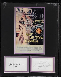 Corman, Roger:  Autographed 8"x10" photo – Beverly Garland and Roger Corman - Picture 1 of 3