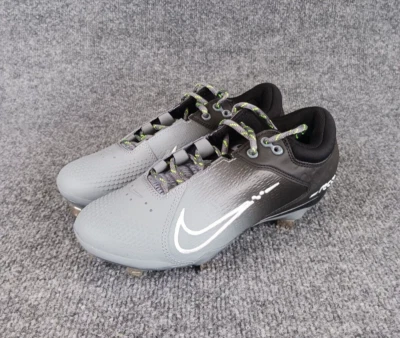 Nike Hyperdiamond 4 Elite Softball Cleats Black/White/Gray Women's Size 7.5 - Image 1 of 4