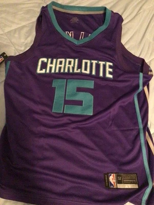 NBA Charlotte Hornets #15 Kemba Walker Purple Jersey Size XL NEW WITH TAG - Image 1 of 4