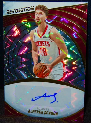 2022 PANINI REVOLUTION ALPEREN SENGUN AUTO FRACTAL /100 AUTHENTIC AUTOGRAPH! - Image 1 of 4