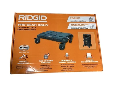 RIDGID DOLLY 24"x18" BLACK MODULAR TOOL CART FOR PRO GEAR 2.0 DRAWER TOOL SYSTEM - Image 1 of 4