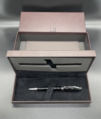 Caneta esferográfica Dunhill Sidecar preta NUW3133 - Imagem 1 de 4