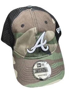 Gorra Atlanta Braves Camuflada SnapBack 9TWENTY Ajustable Talla Única Malla Nueva Era - Imagen 1 de 13