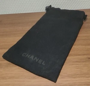 Pochette à Lunettes Chanel en Lin, intérieur Velours. Couleur Noire.Parfait état - Imagen 1 de 3