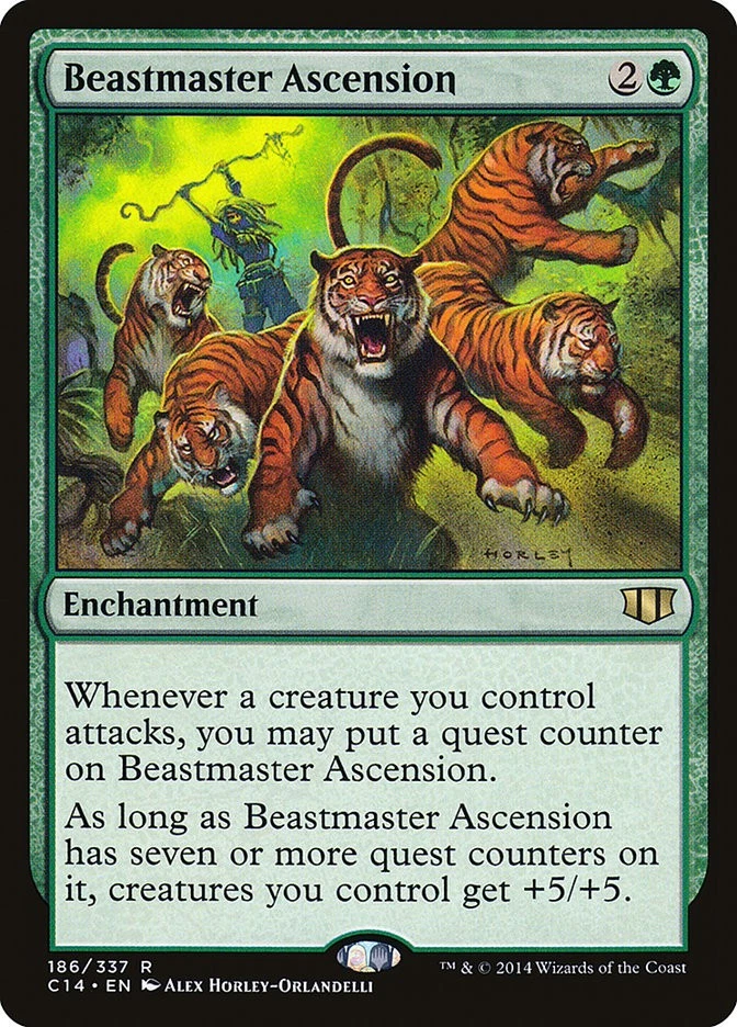 MTG Beastmaster Ascension  - Commander 2014 #186 - Image 1 of 1