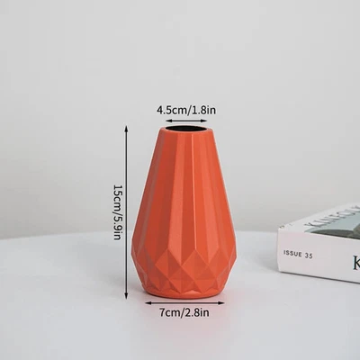 Kunststoff Spirale Weiße Vase Nordic Blume Blumentopf Wohnzimmer Dekoration - Bild 1 von 4