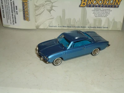 Chevrolet Corvair Monza 1967 1/43 Brooklin #139 azul excelente caja Foto 1 de 2