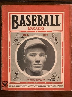 Dizzy Dean 1934 Baseball Magazine Lou Gehrig Paul Waner Rube Waddell - Image 1 of 4