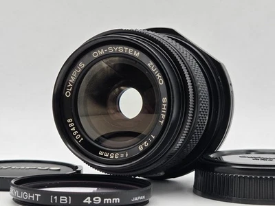 [ MINT ] OLYMPUS OM-SYSTEM zuiko Shift 35mm f/2.8 MF Lenses From Japan - Image 1 of 4