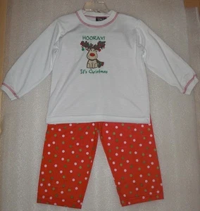 Toddler Boy Red & White Holiday Christmas Sleep Pajamas Tom & Jerry Size 3T BNWT - Picture 1 of 2