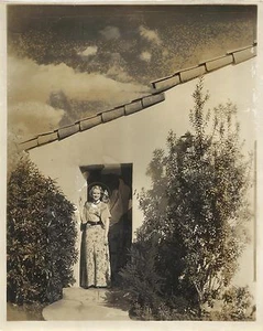 Fotografía original vintage de RETRATO DE ZORRO SALLY EILERS años 30 - Imagen 1 de 1