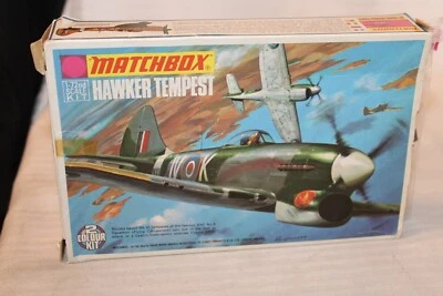 1/72 Scale Matchbox, Hawker Tempest Airplane Model Kit #PK-23 BN Open Box RARE - Image 1 of 3