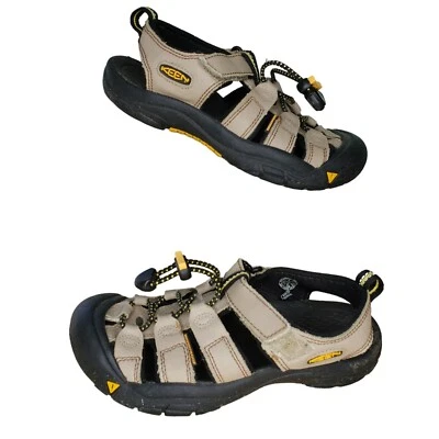 Keen Newport H2 Sport Sandals Kid's 2 Beige Waterproof Trail Hike Walk - Image 1 of 4