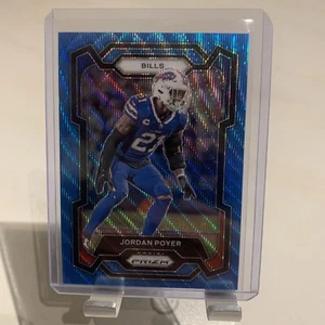 2023 Panini Prizm Blue Wave Jordan Poyer /199 - Picture 1 of 7