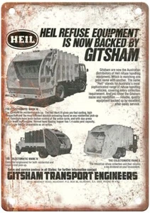 Vintage Heil Gitsham Automobile Ad Reproduction Retro Look Metal Sign A1454 - Picture 1 of 2