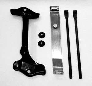 NEW! 1965 - 1966 Mustang Battery Tray Hold Down Conversion to 1967 Style Bracket - Picture 1 of 6