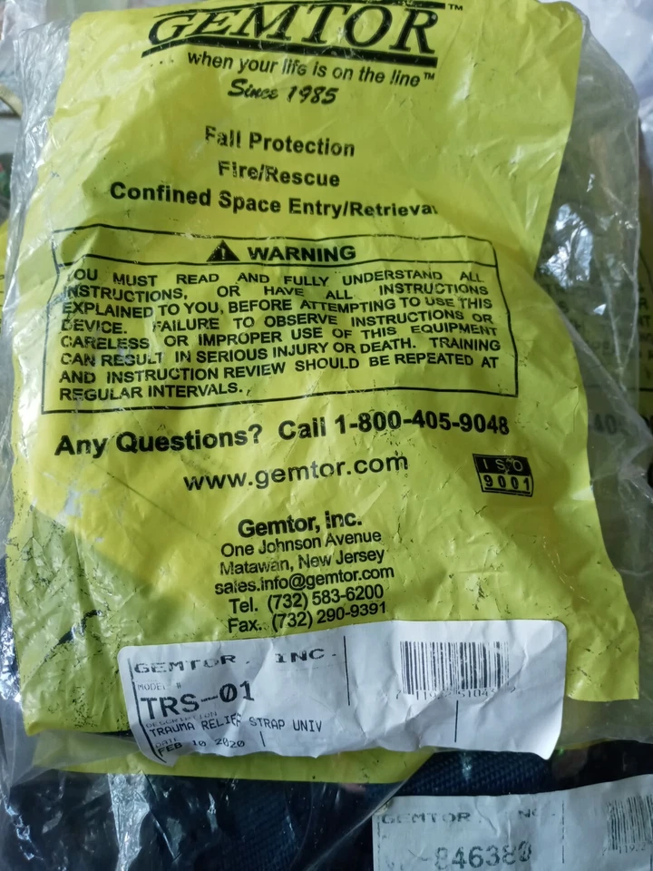 Fall Protection Trauma Relief Strap Univ Trs-01 1 Pair