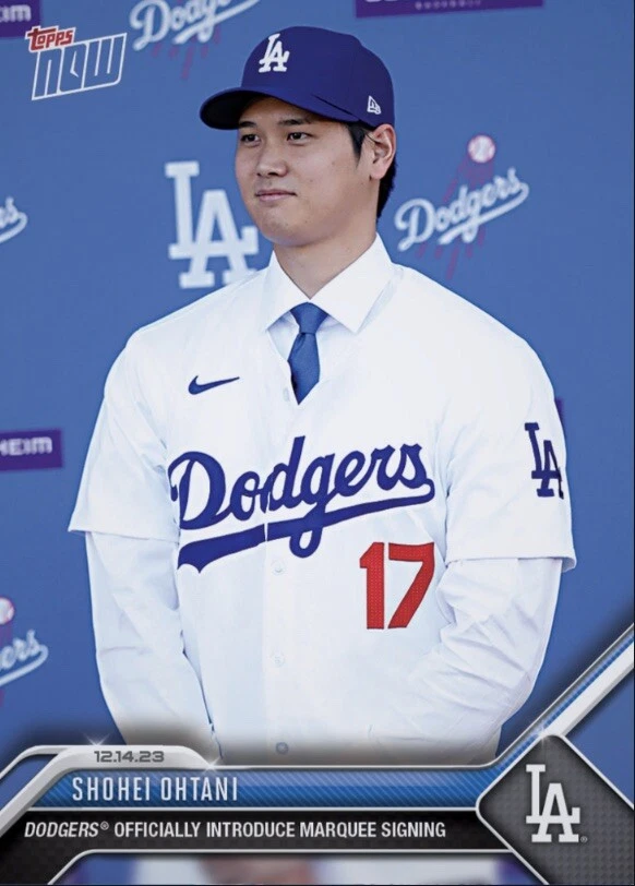2023 Topps NOW Dodgers Officially Introduce 12.14.23 SHOHEI OHTANI OS-23 Digital - Image 1 of 1