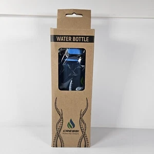 Cressi Trinkflasche H20 mattiert NEU 600 ML Blue Octopus mit Deckel 0,60 Liter - Bild 1 von 9