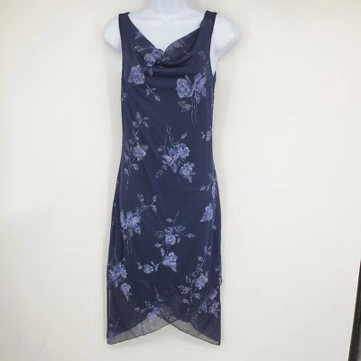 Vintage Byer Too Y2K Asymmetrical Hem Whimsigoth Dark Fairy Grunge Dress Small - Image 1 of 4