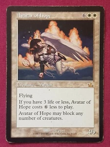 Magic The Gathering PROPHECY AVATAR OF HOPE white card MTG - Picture 1 of 2