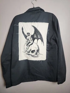 Chaqueta de trabajo Welcome Nephilim negra para hombre talla grande - Imagen 1 de 9