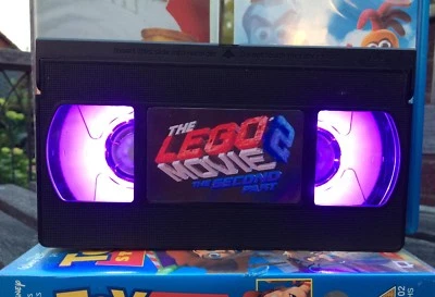 Lego Movie 2 Retro VHS LED Night Light, Desk Lamp, Led, Bedroom Lamp, TV, Kids - Image 1 of 4