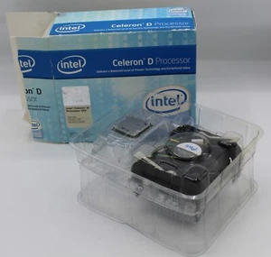 Intel Celeron D Processor 335 with Fax in Box 2.80Ghz 533 Mhz FSB 256 KB L2 used - Picture 1 of 18