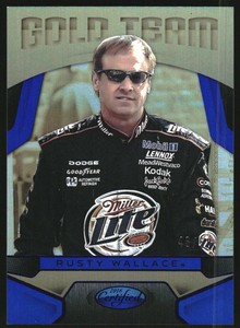 2016 Certified Gold Team Mirror Blue #2 Rusty Wallace /50