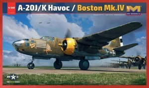 HK Models 01E040 1/32 A-20J/K Havoc/Boston w/ Metal Landing Gears & Nose Weight - Picture 1 of 14