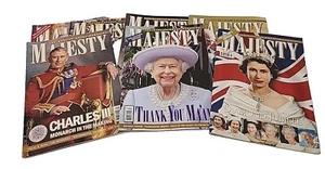 Majesty Magazine Lot Of 7 Issues - Queen Elizabeth II Prince Charles Camilla - Picture 1 of 17
