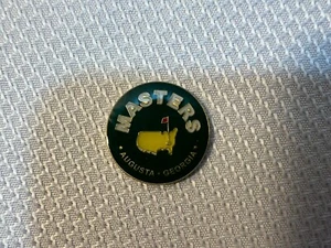 2020 Augusta National Masters Tournament Green Flat Ball Marker Mark - Picture 1 of 1