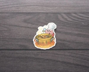 Kirby | Cooking Hot Pot Kirby Sticker Decal | Great For Bottles, Laptops, etc - Picture 1 of 4