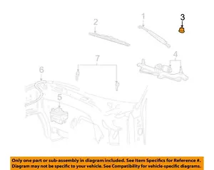 FORD OEM 2002 Blackwood Wiper Washer Components-Wiper Blade Cover F85Z1504178AA - Picture 1 of 2