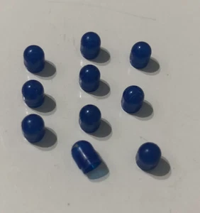 10x Neo Wedge OEM Dodge Jeep Blue Boot Bulb Jacket Climate Heater Gauge Dash - Picture 1 of 5