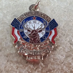 Collar BPOE Elks Lodge Paul Ryan Going Grand 2020-2021 Dije Logo GE Regla - Imagen 1 de 4