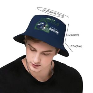 Seattle Seahawks Fisherman's Hat Bucket Hat Adult Sunshade Hat Helmet Style