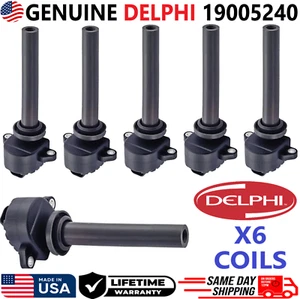 GENUINE DELPHI Ignition Coils For 2000-2004 Isuzu Honda 3.2L 3.5L V6, 19005240 - Picture 1 of 5