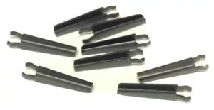 Set of 8 - Lionel 2411-4 Flat Car Stakes Black Hardened Spring Steel - Picture 1 of 1