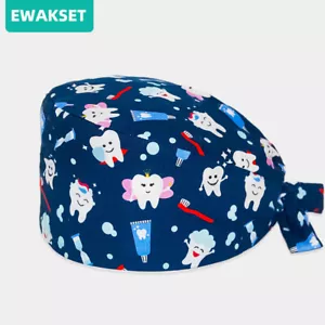 Women surgical Cap cotton scrubs caps medical hat Laboratory operaing room hats - Picture 1 of 7